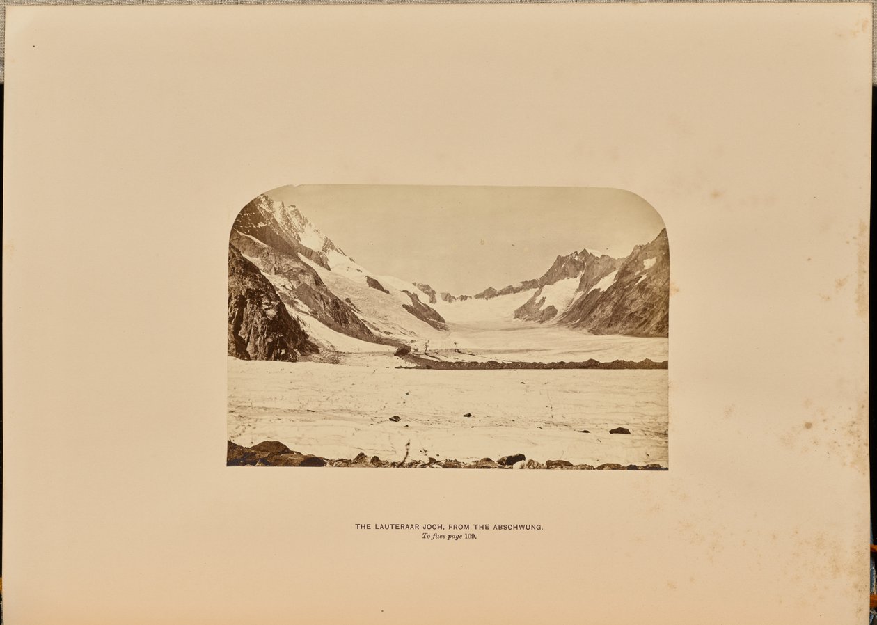 Das Lauteraarjoch vom Abschwung von Ernest H. Edwards