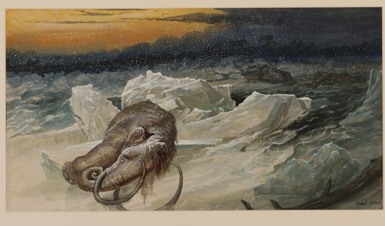 Wollmammut von Ernest Henry Griset