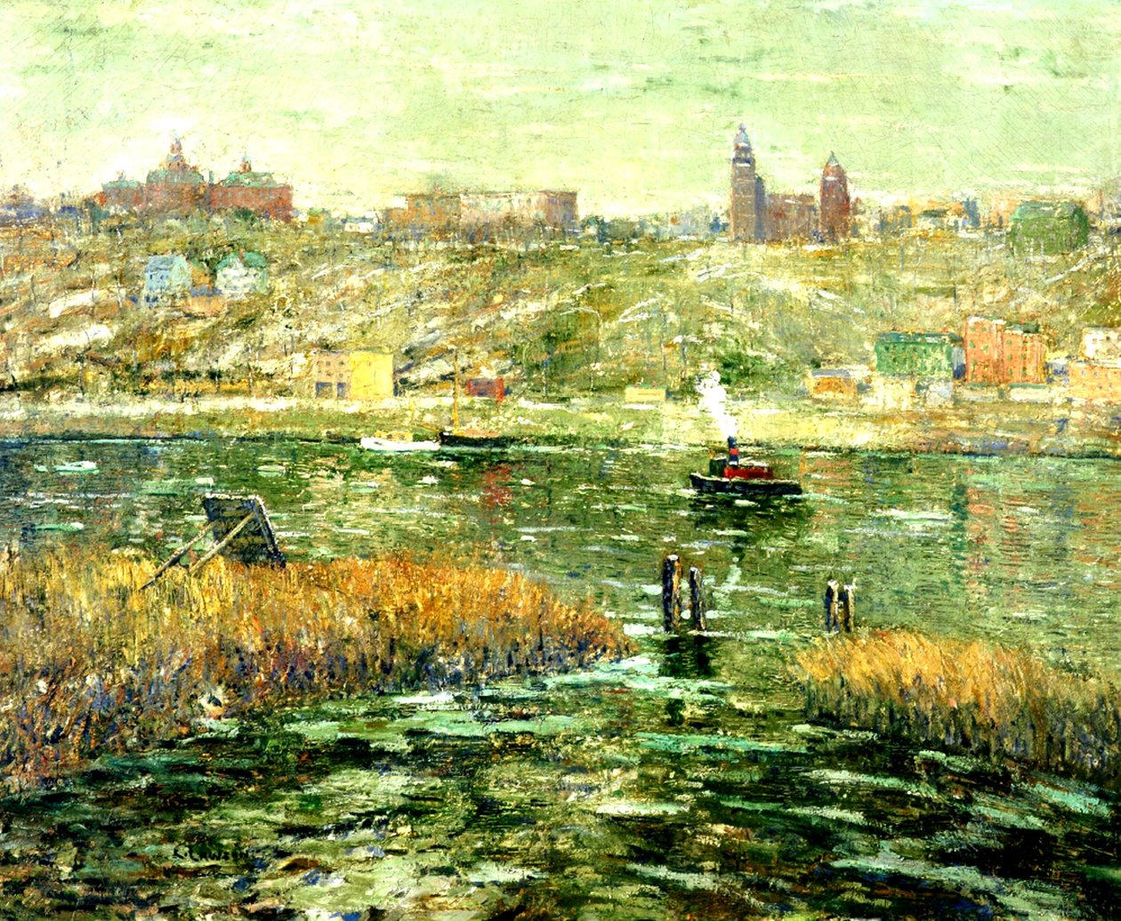Harlem River, ca. 1913-15 von Ernest Lawson
