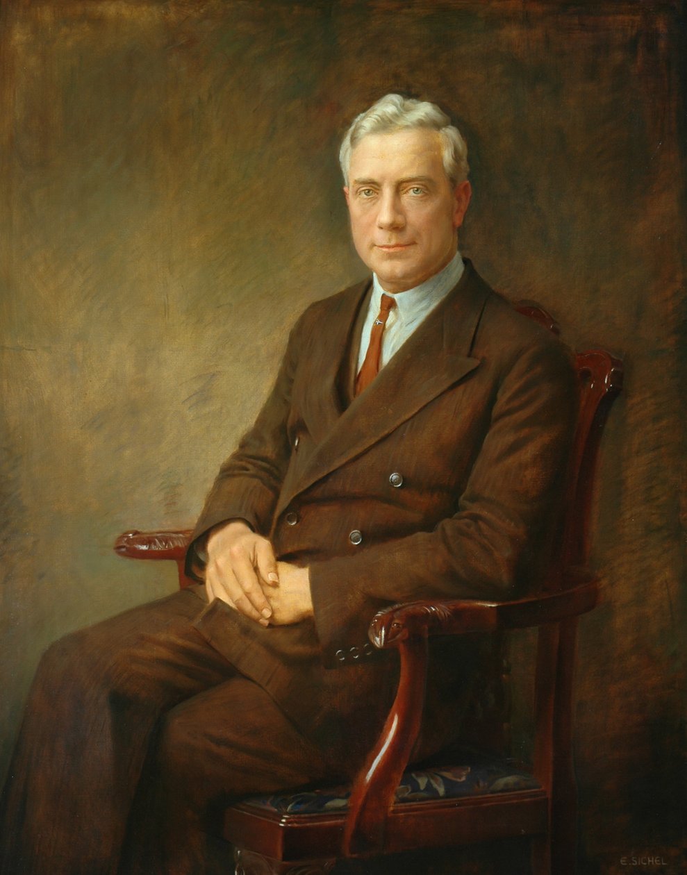 Sir Benjamin Dawson, ca. 1920 von Ernest Leopold Sichel