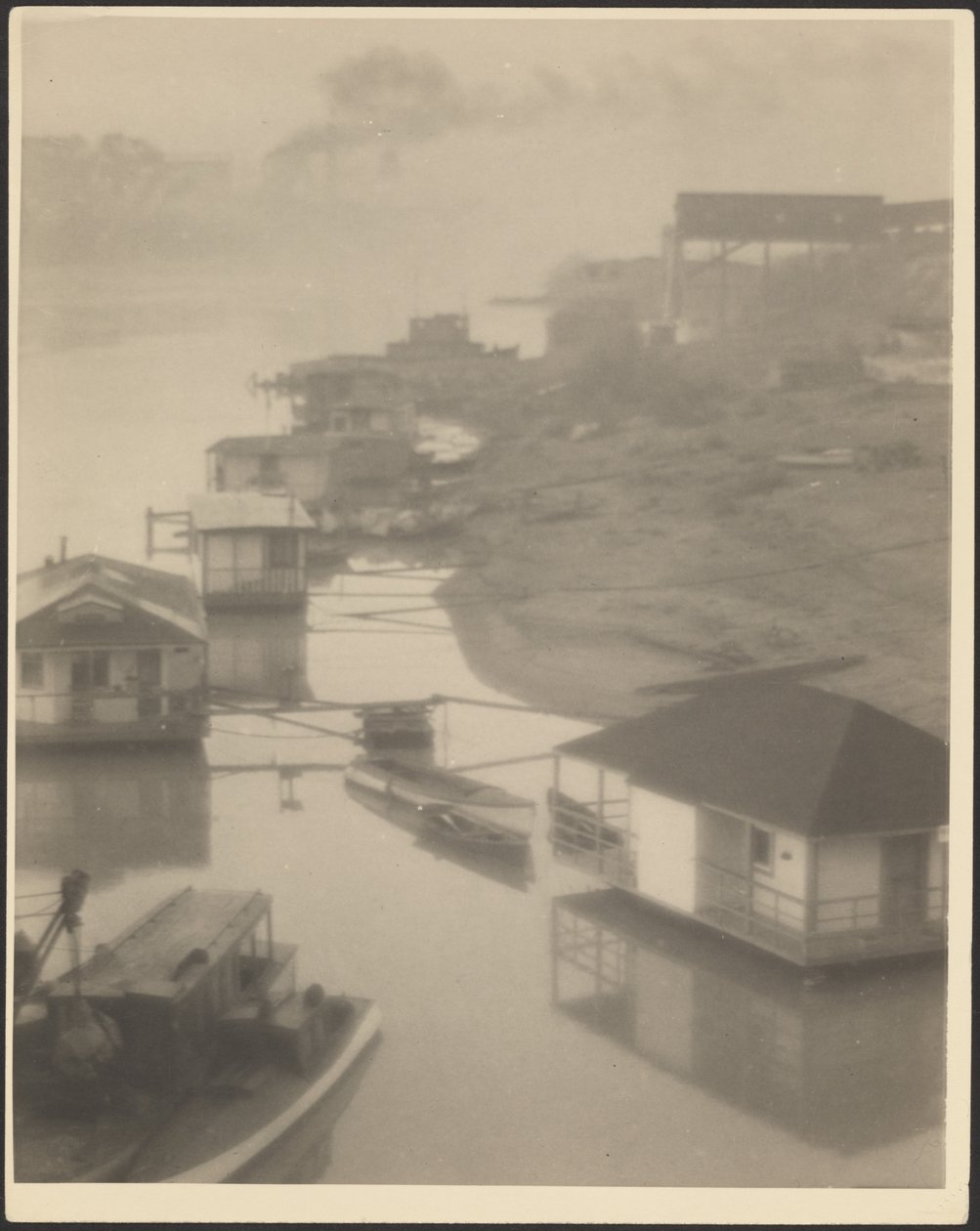 Hausboote von Ernest Mitchell Pratt