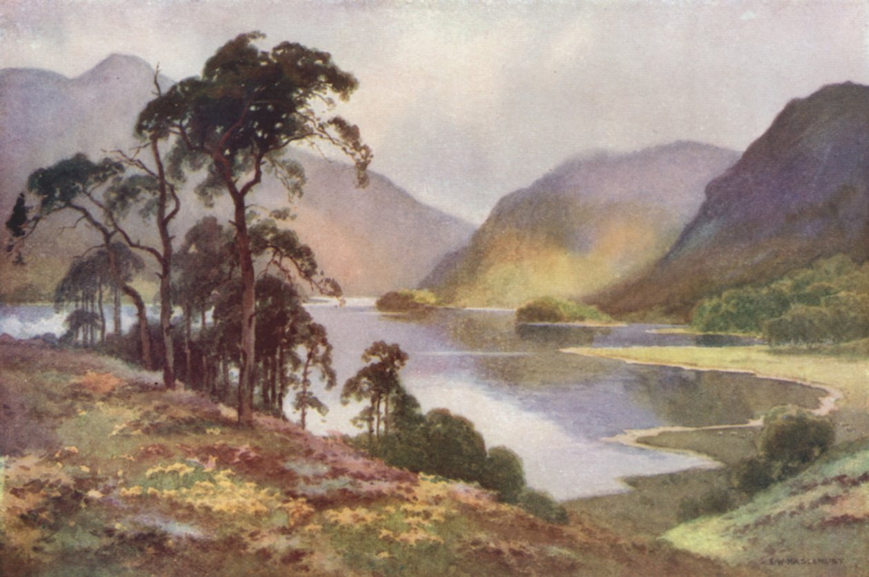 Thirlmere und Helvellyn von Ernest William Haslehust