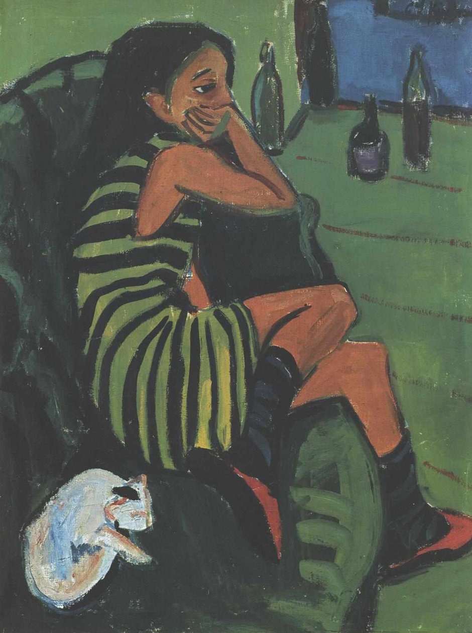 Artistin von Ernst Ludwig Kirchner