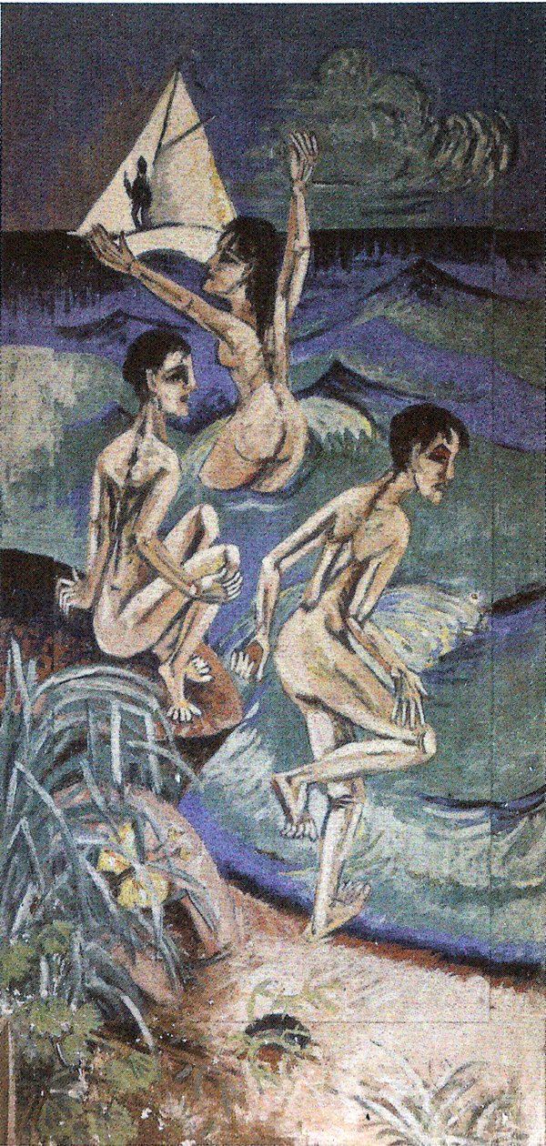 Badeszenen auf Fehmarn von Ernst Ludwig Kirchner