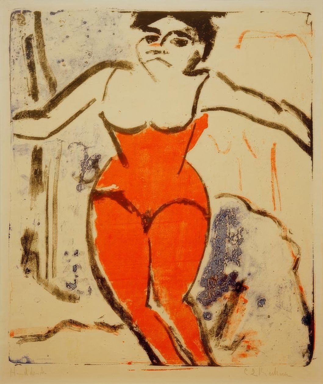 Beifall heischende Artistin von Ernst Ludwig Kirchner