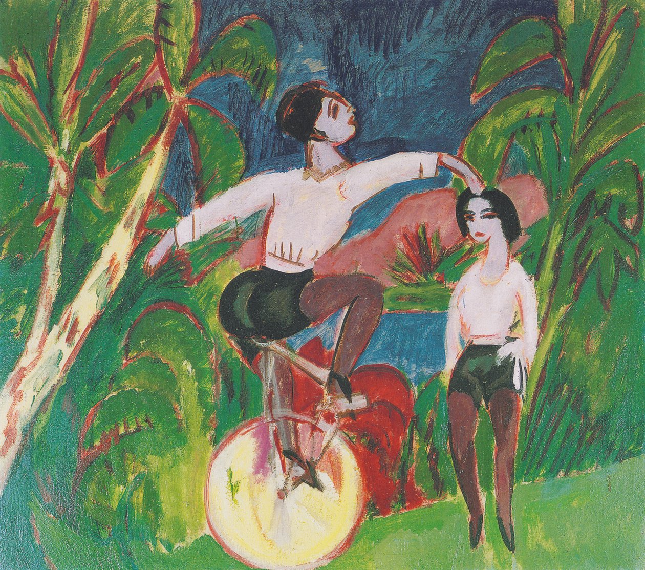 Der Einradfahrer von Ernst Ludwig Kirchner