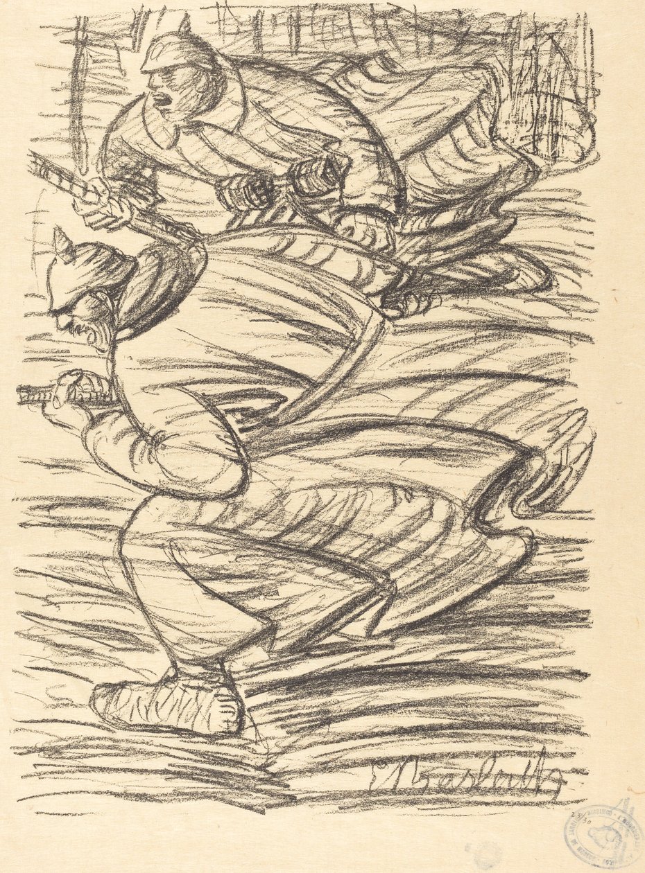 Der Angriff von Ernst Barlach