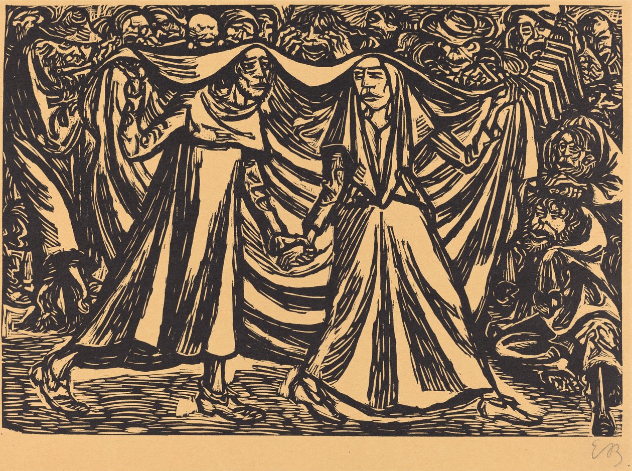Der Totentanz II, 1921 von Ernst Barlach