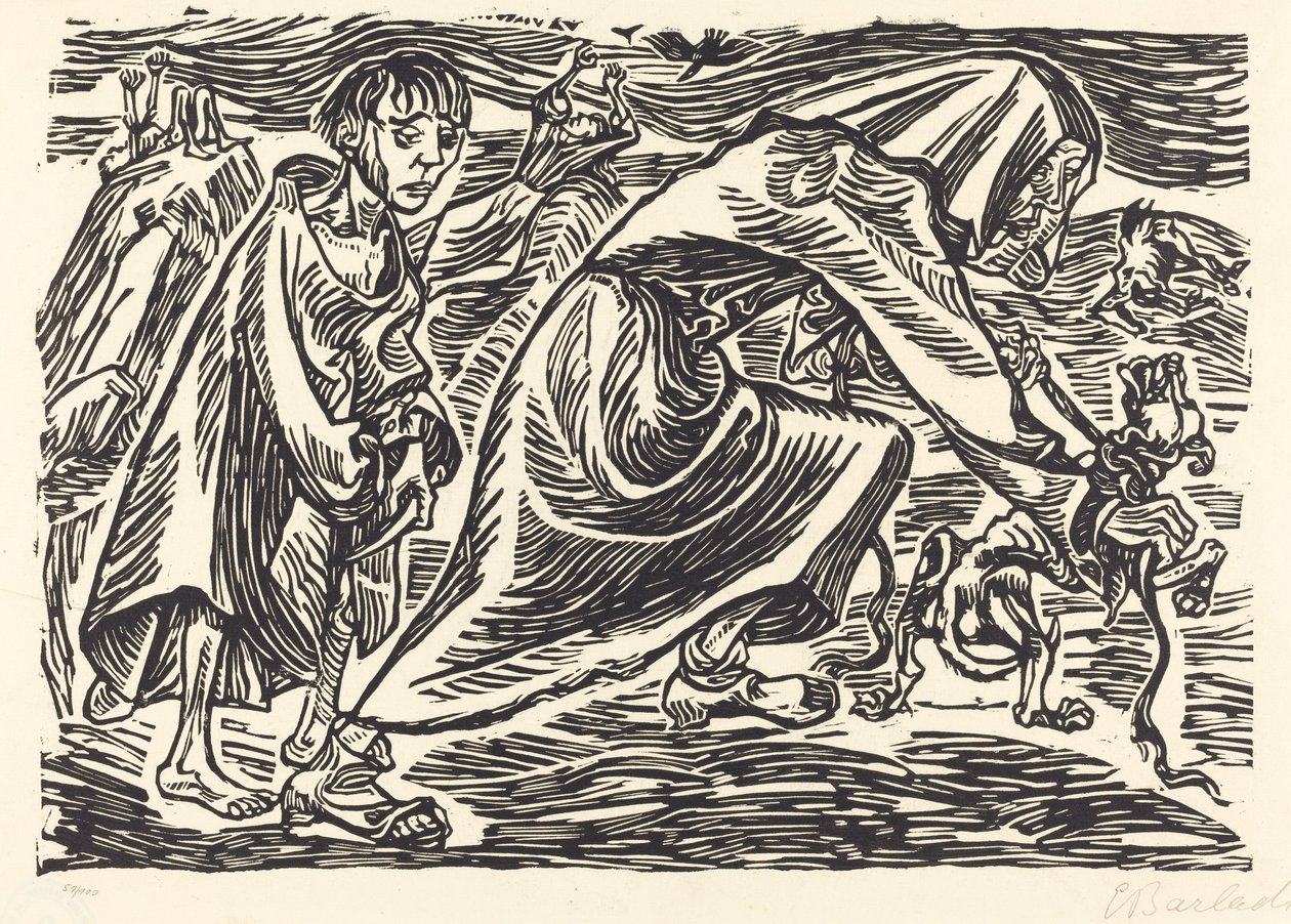 Der Hundefänger von Ernst Barlach
