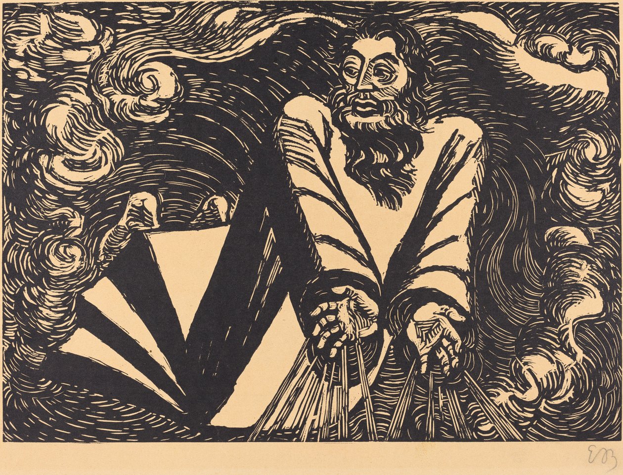 Der erste Tag, 1920 von Ernst Barlach
