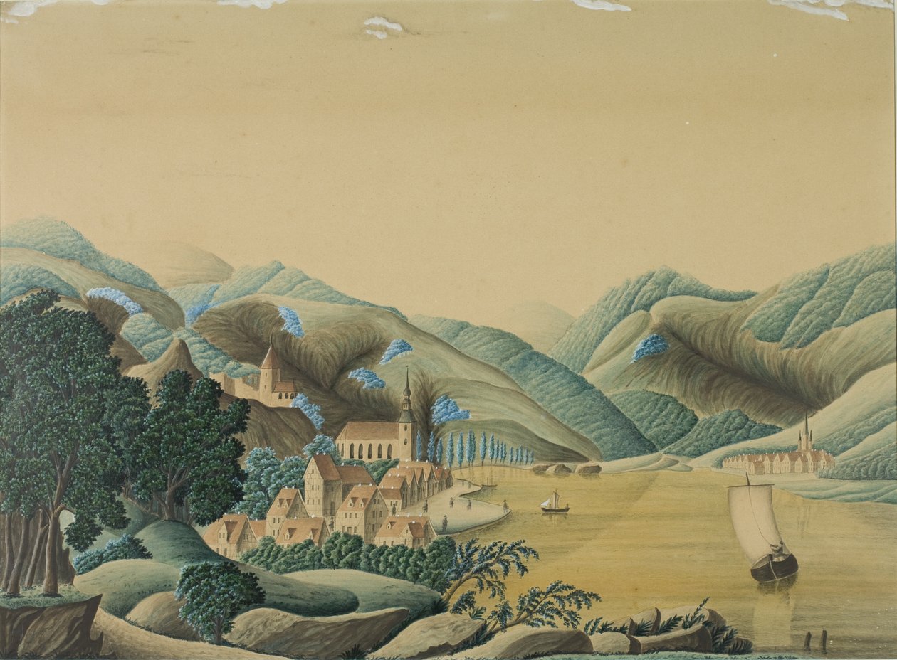Blick auf Braubach von Ernst Damitz