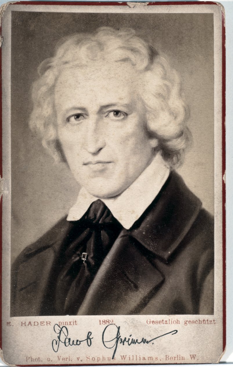 Porträt von Jacob Grimm von Ernst Hader