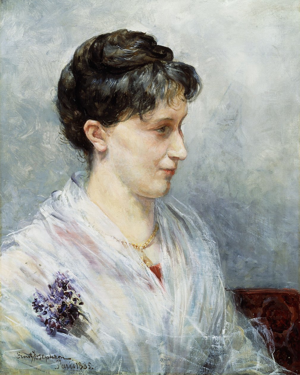 Porträt von Maria von Ernst Josephson