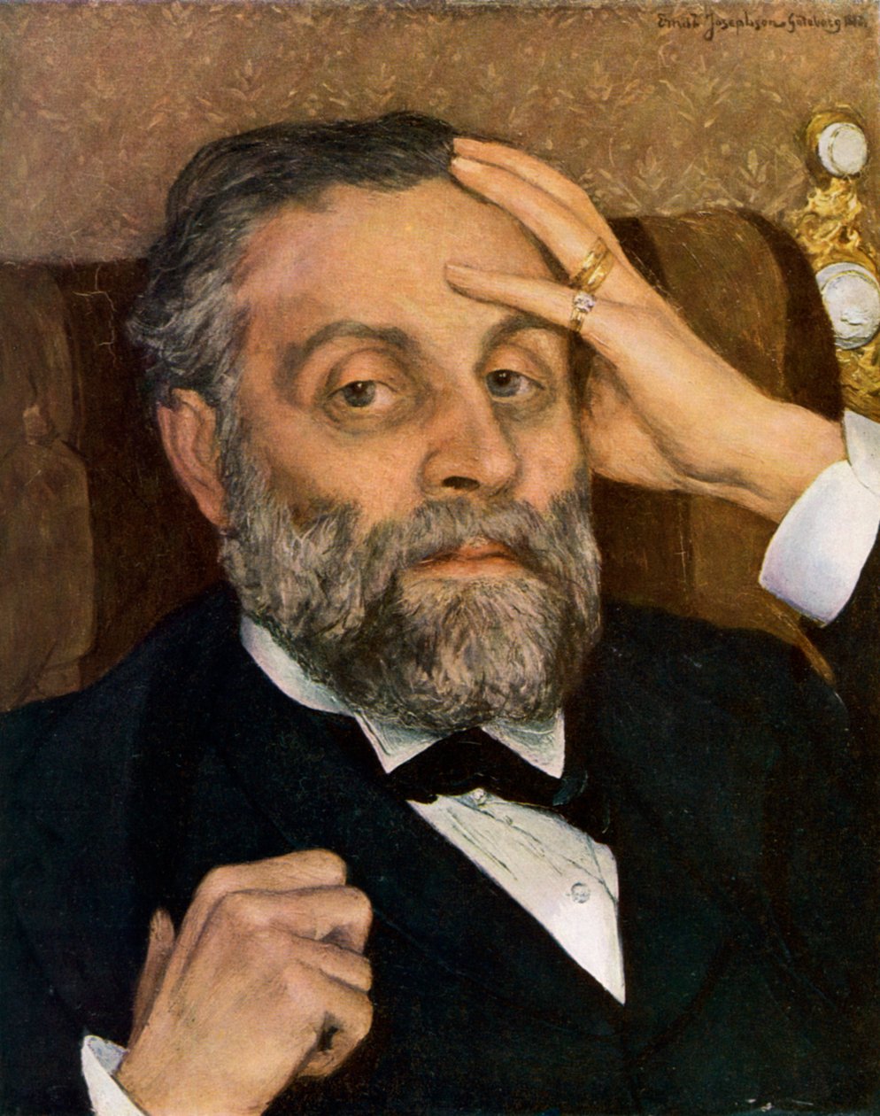 Porträt von Pontus Fürstenberg, 1883-1945 von Ernst Josephson