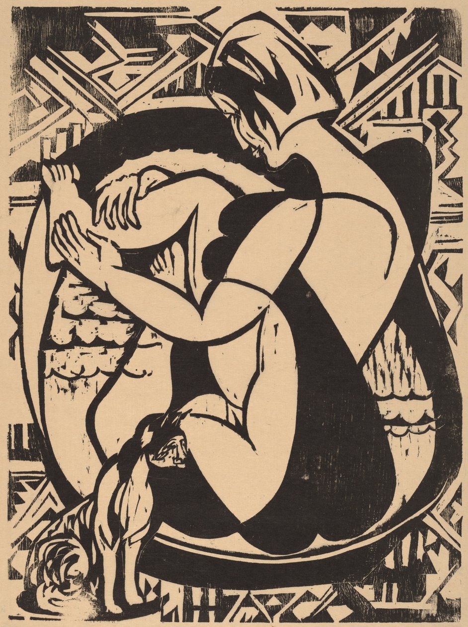 Frau in der Badewanne von Ernst Ludwig Kirchner