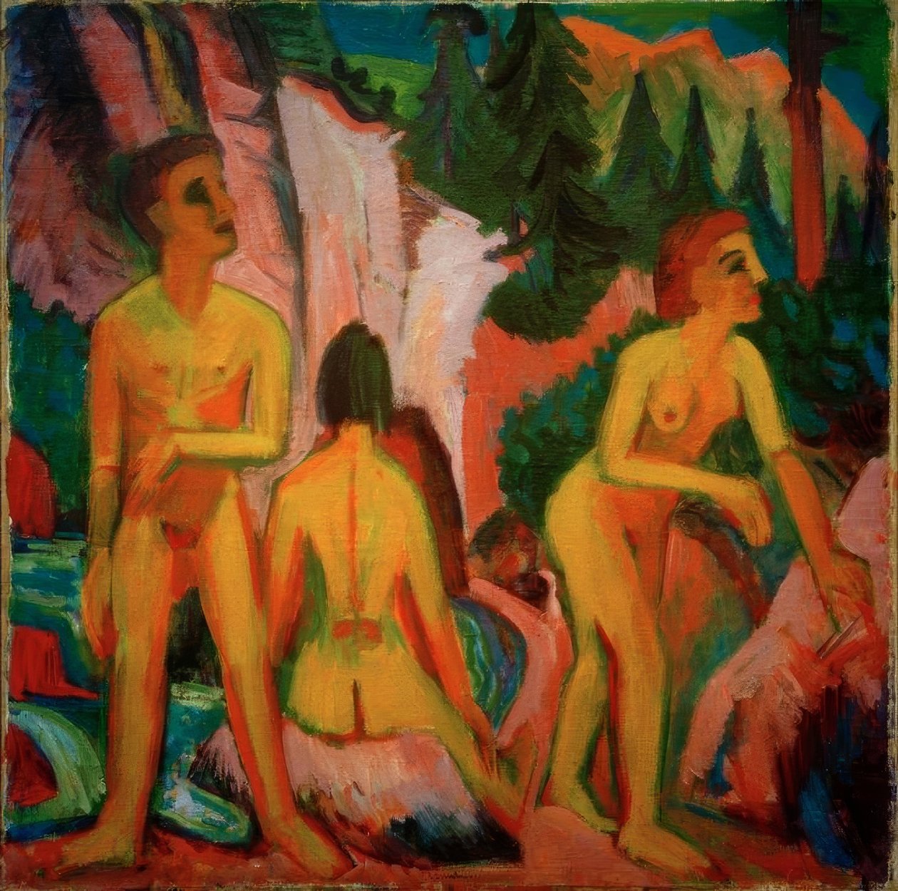Badende von Ernst Ludwig Kirchner