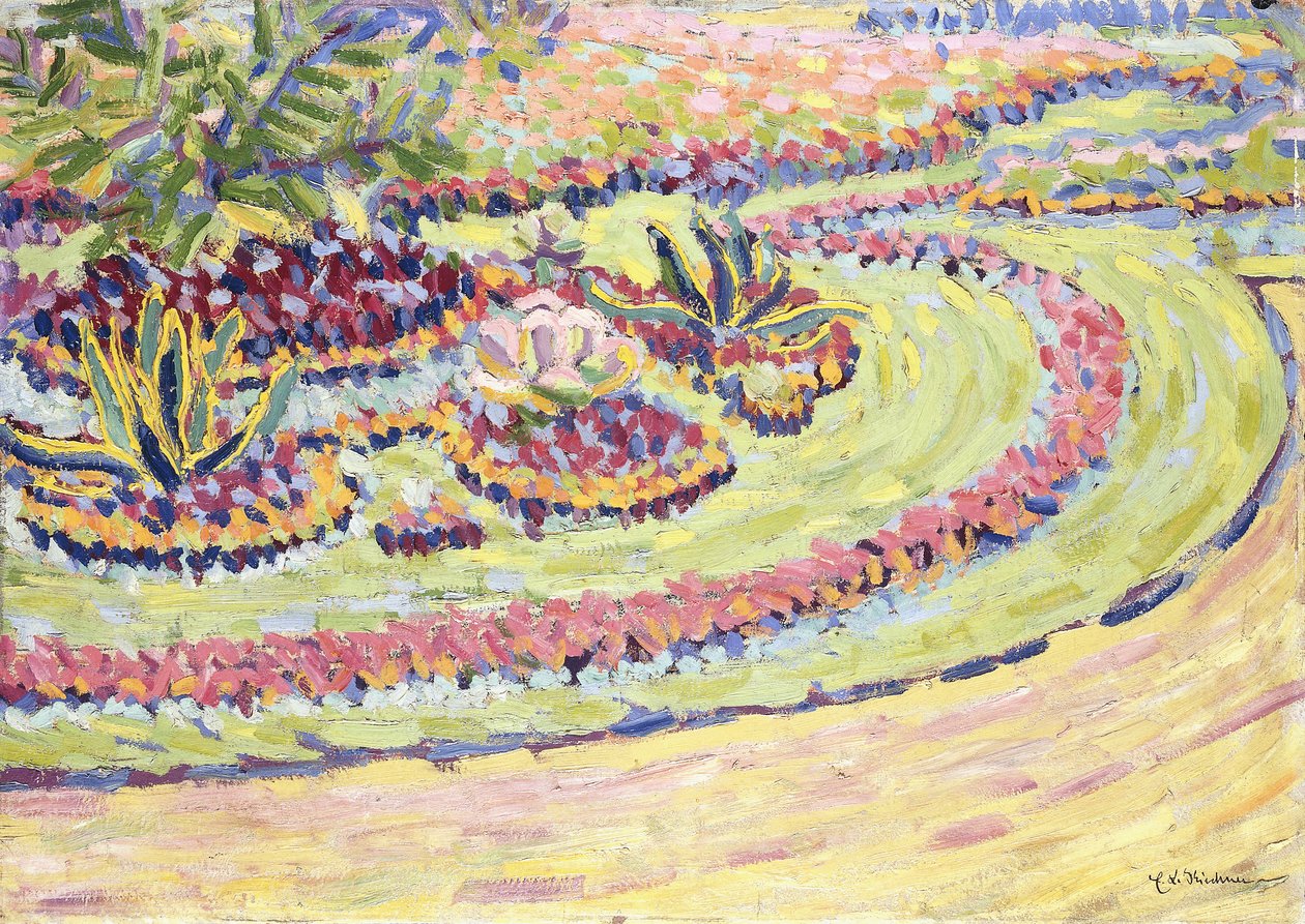 Blumenbeete von Ernst Ludwig Kirchner