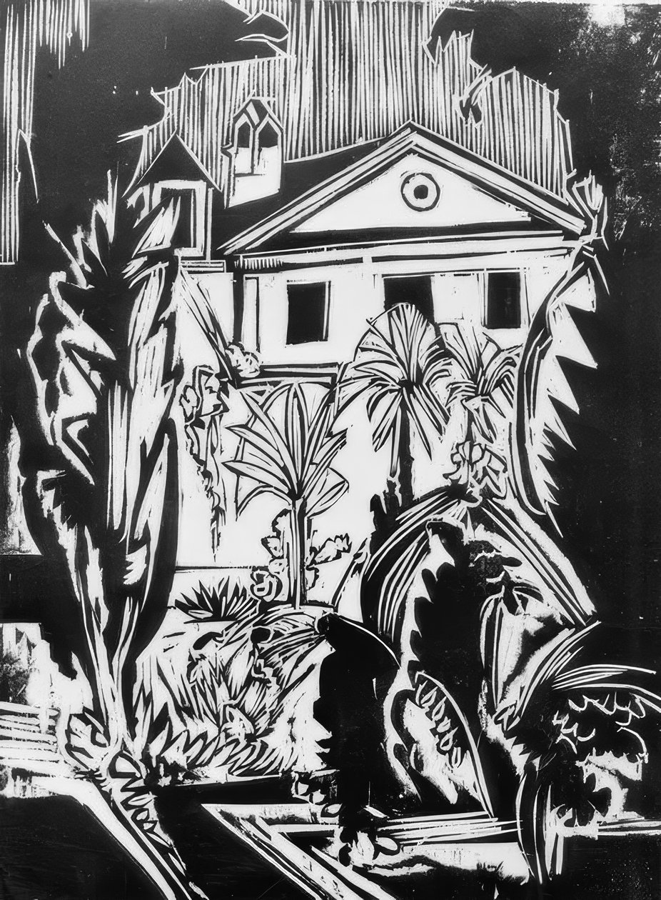 Botanischer Garten (Jena) von Ernst Ludwig Kirchner