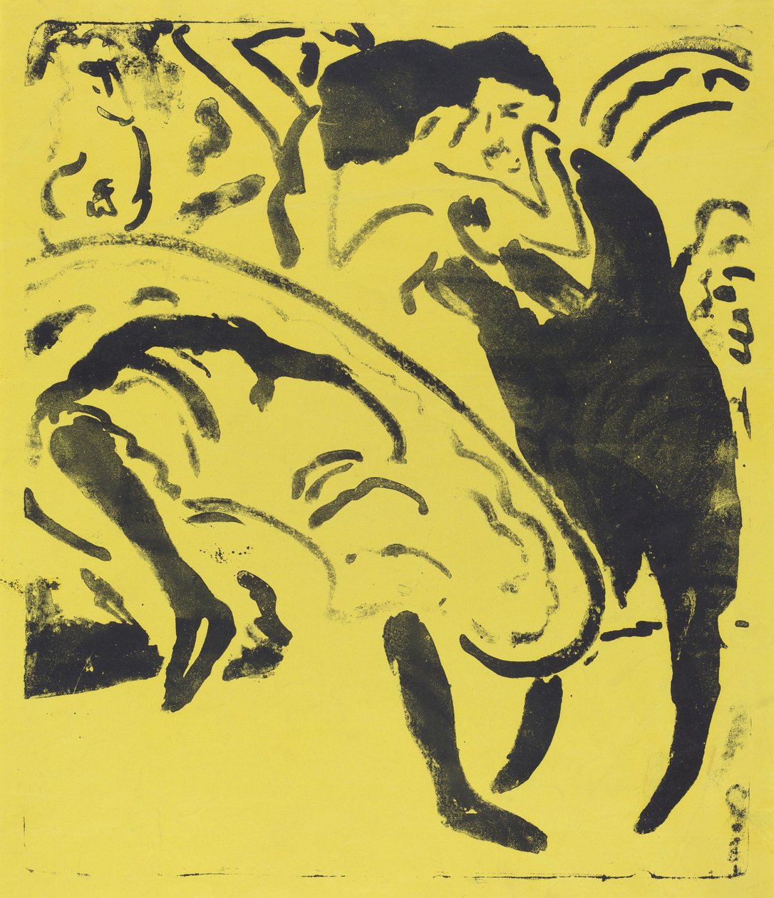 Tanzendes Paar von Ernst Ludwig Kirchner