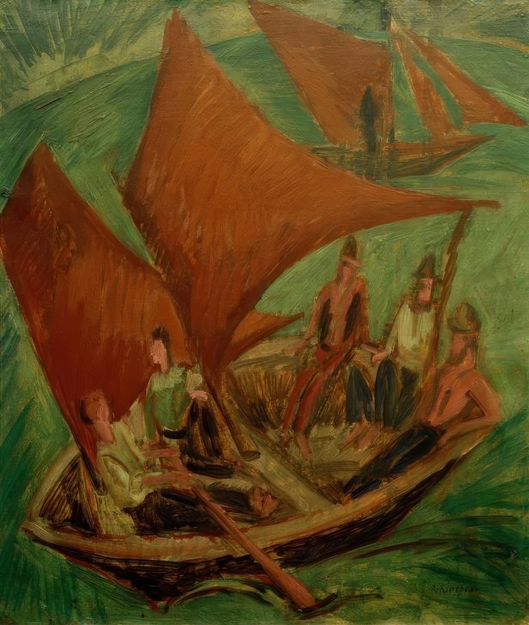 Fischerboote von Ernst Ludwig Kirchner
