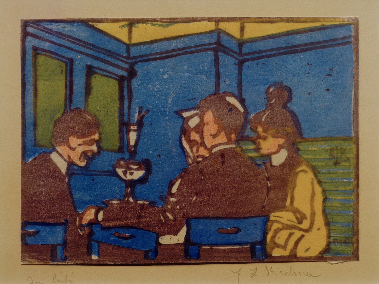 Im Café II von Ernst Ludwig Kirchner