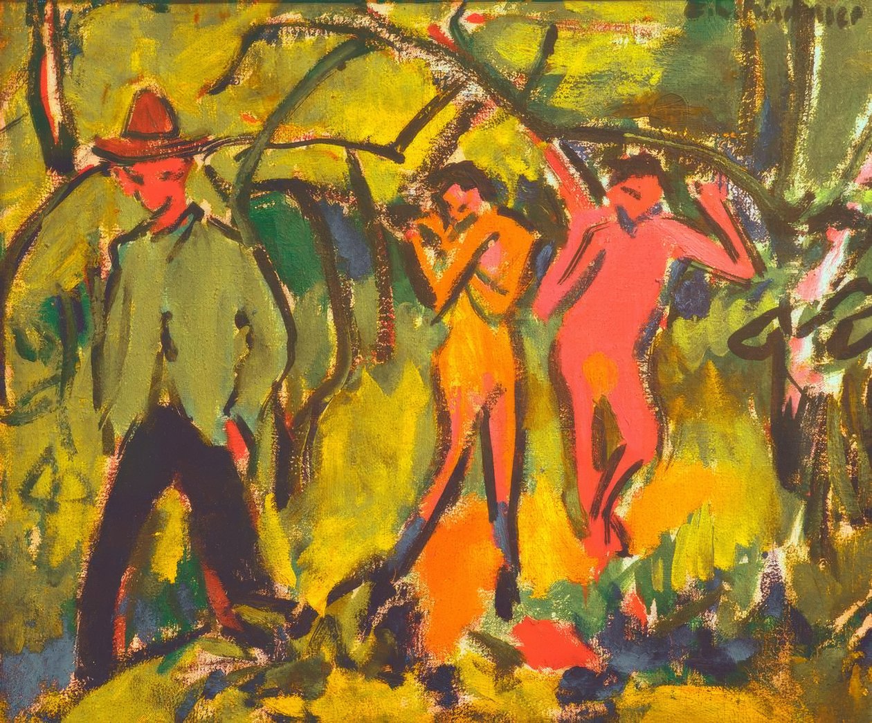Im Wald von Ernst Ludwig Kirchner
