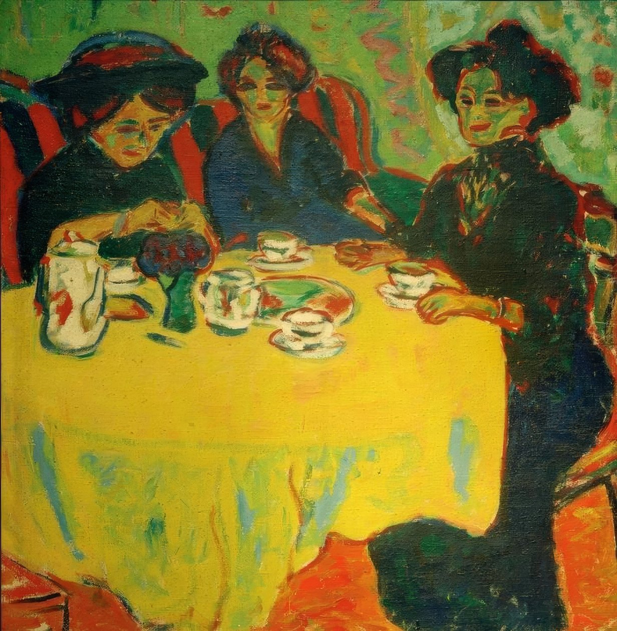 Kaffeetafel von Ernst Ludwig Kirchner