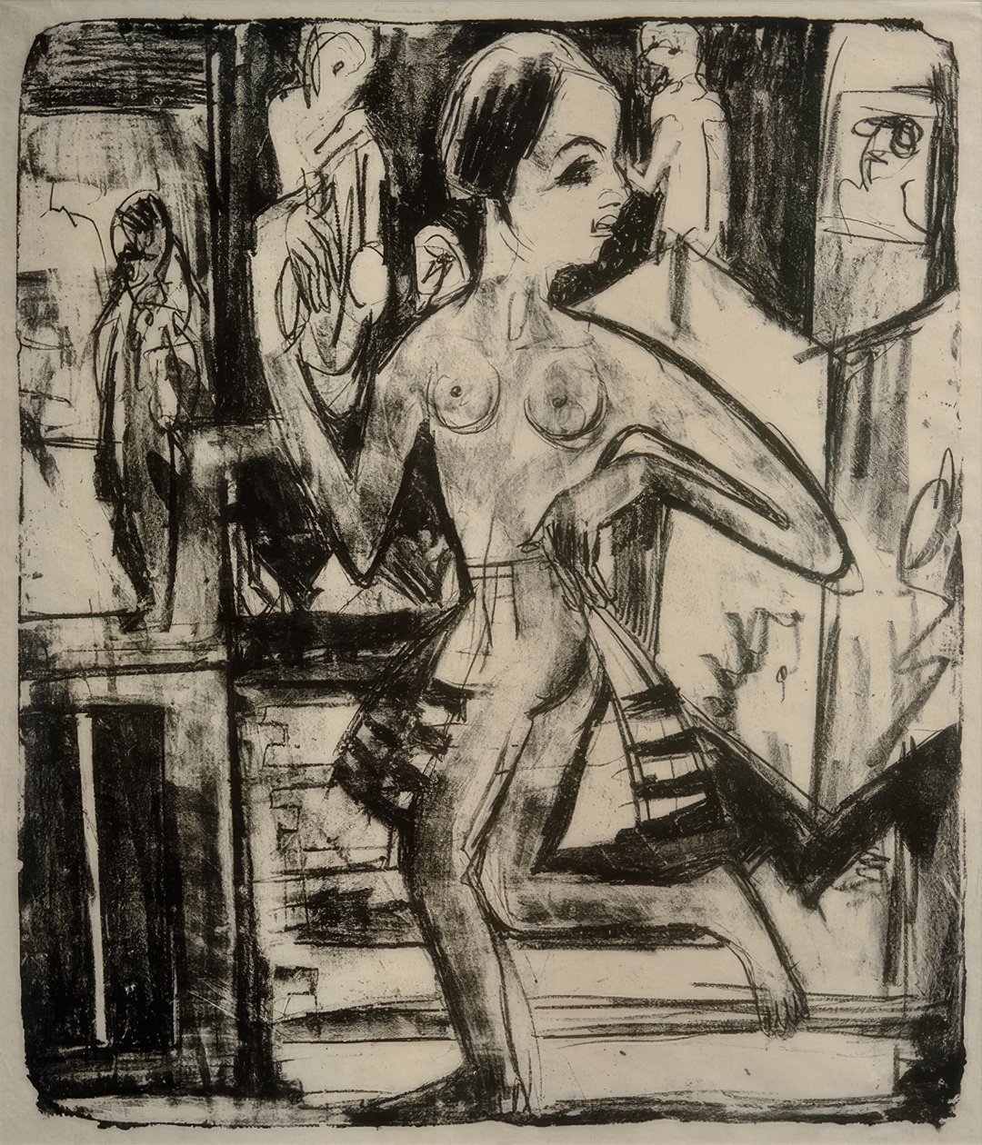 Nackttänzerin von Ernst Ludwig Kirchner