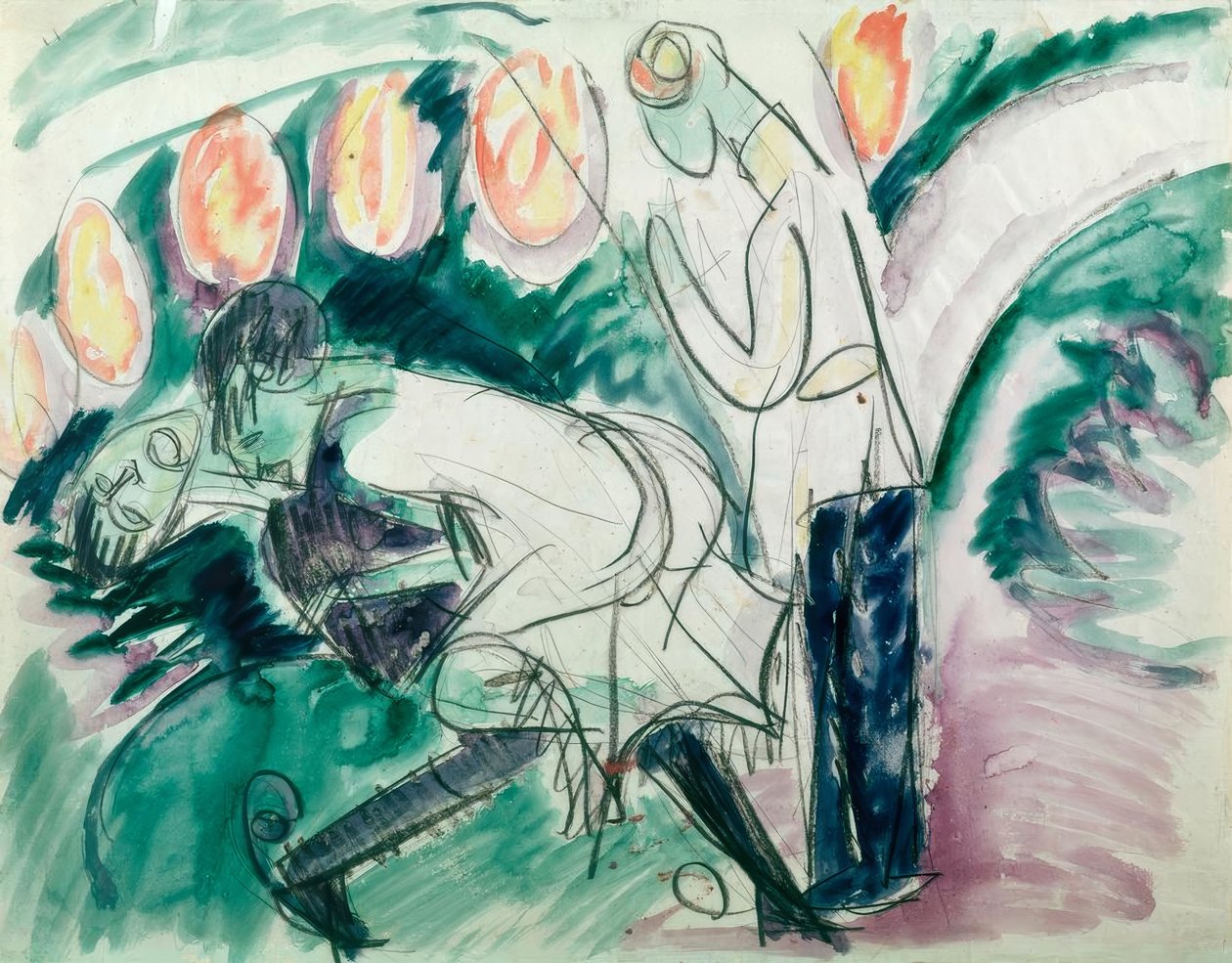 Pantomime III von Ernst Ludwig Kirchner