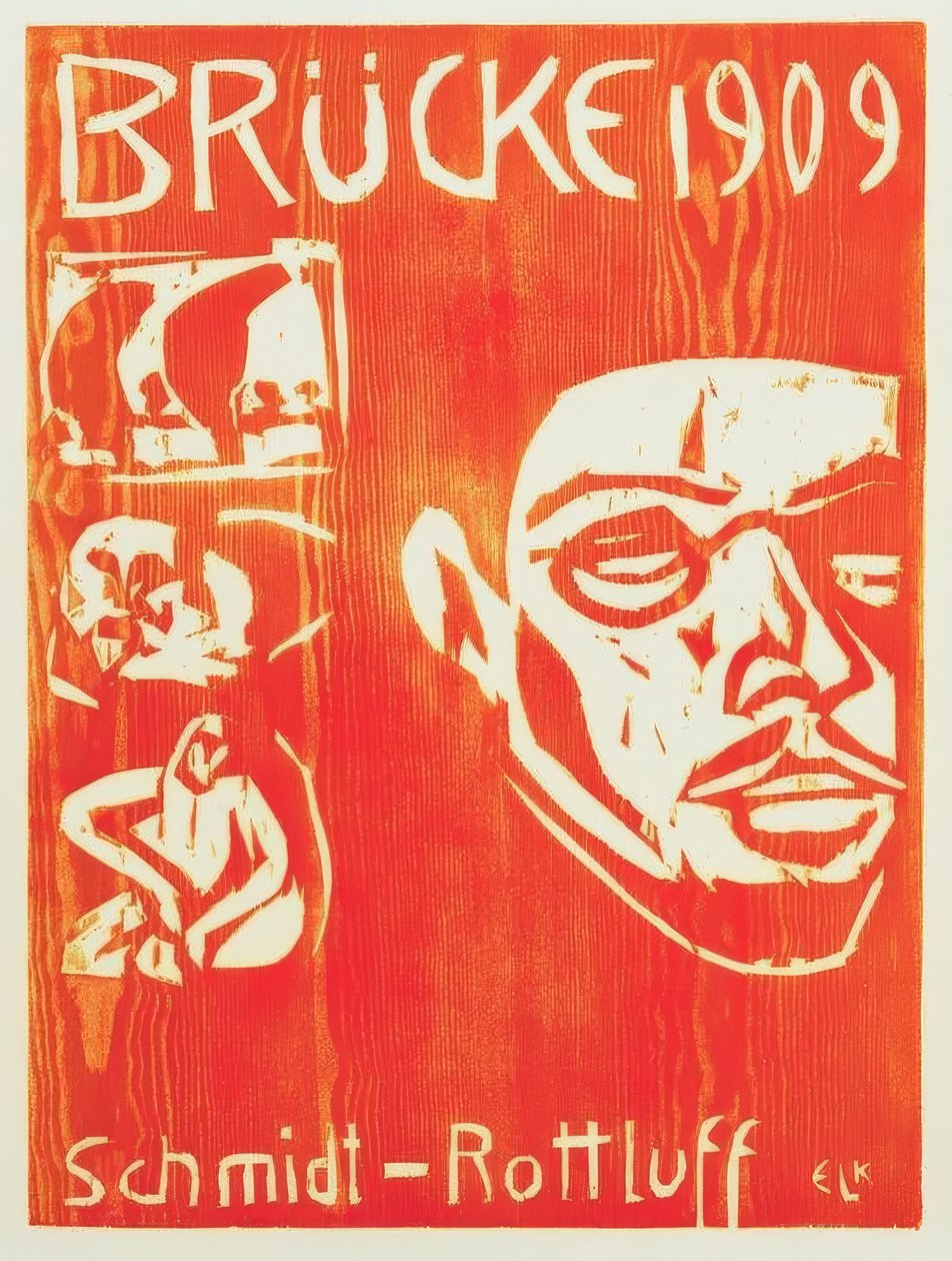 Porträt Schmidt-Rottluff von Ernst Ludwig Kirchner