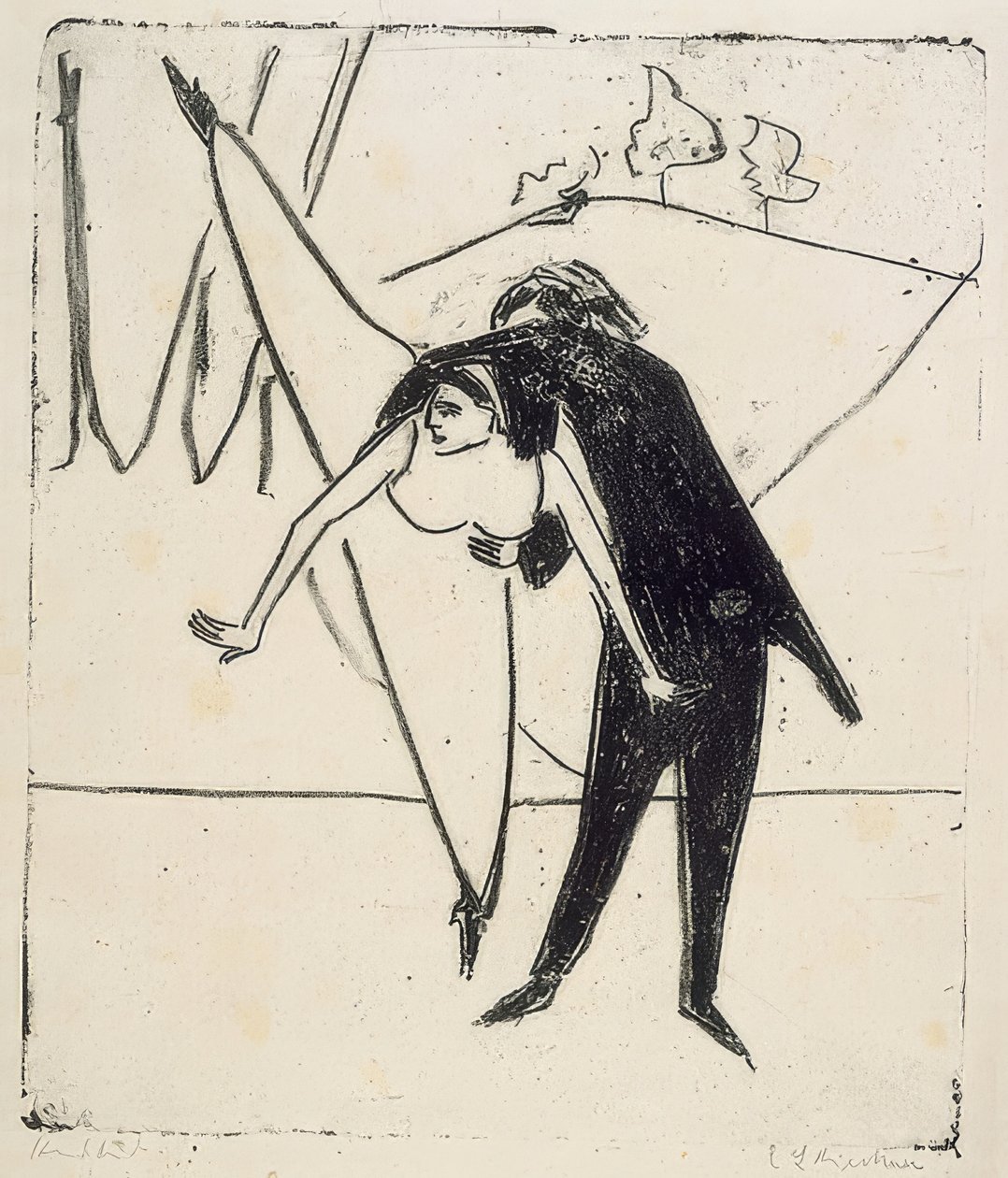Schere (Tanzakt) von Ernst Ludwig Kirchner