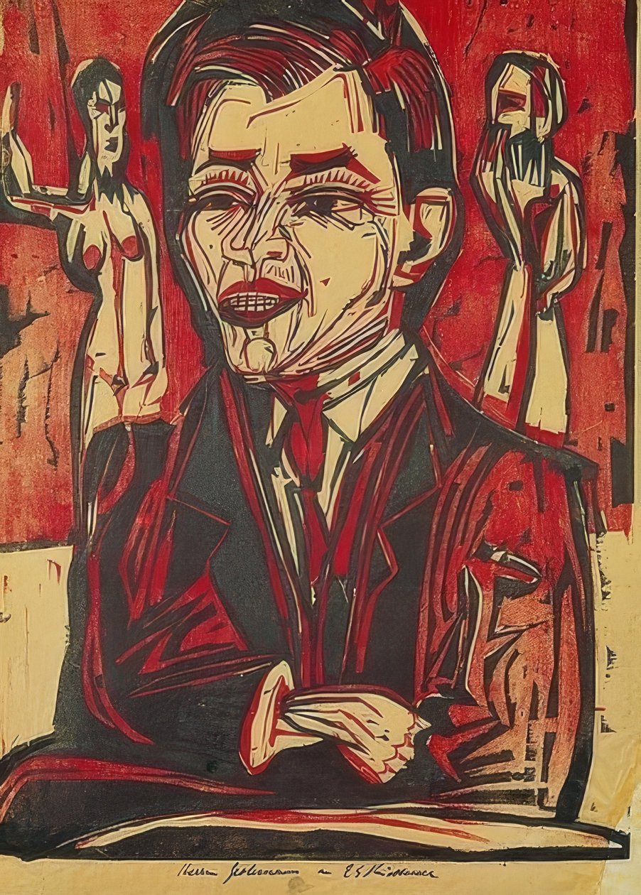Selbstbildnis von Ernst Ludwig Kirchner