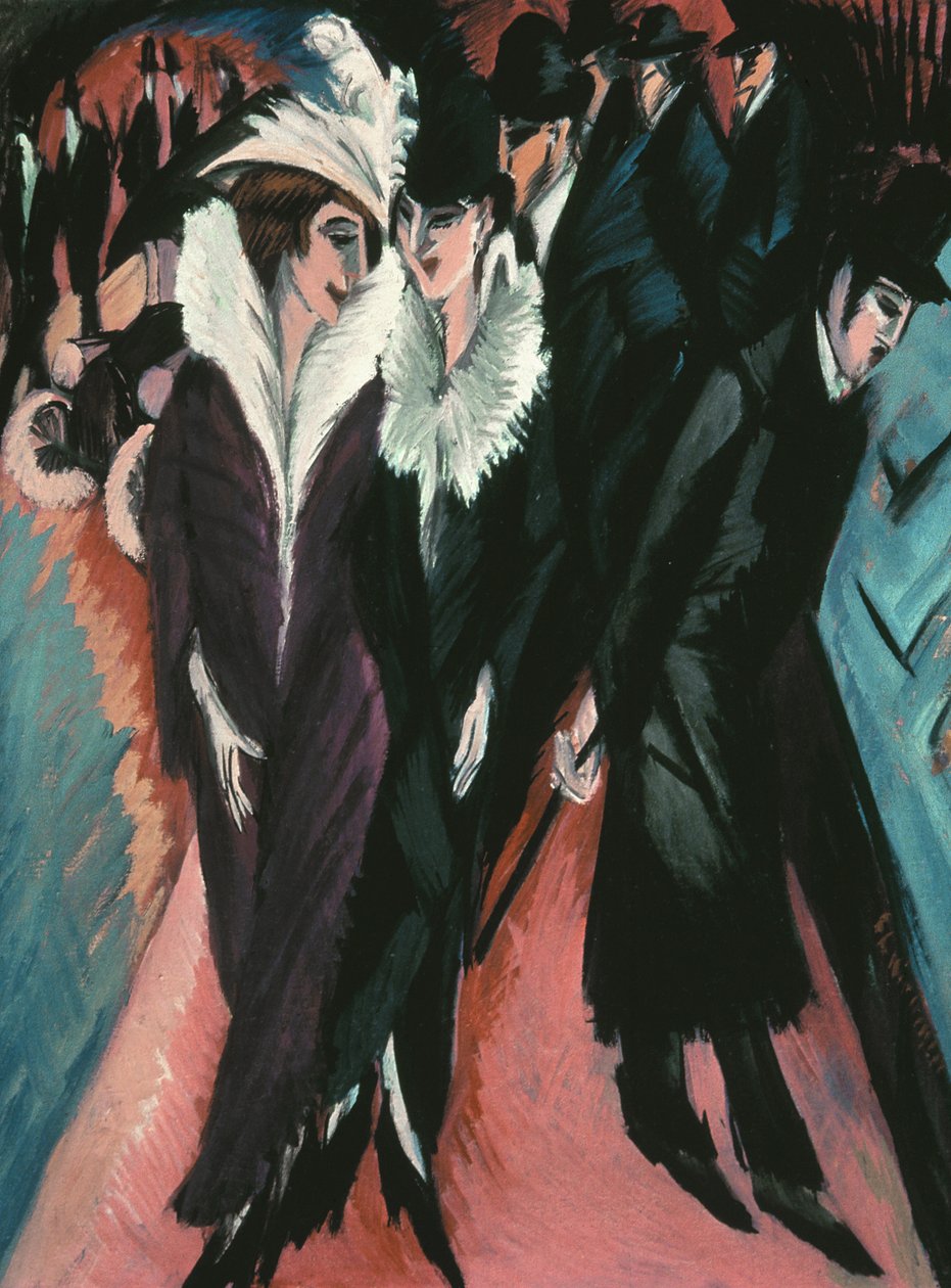 Straße, Berlin von Ernst Ludwig Kirchner