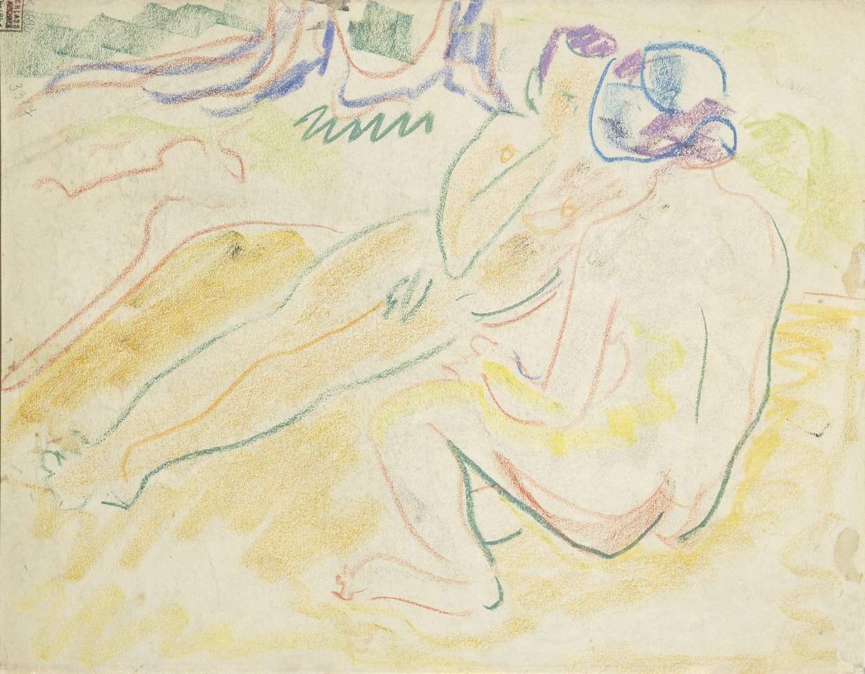 Zwei liegende Akte von Ernst Ludwig Kirchner