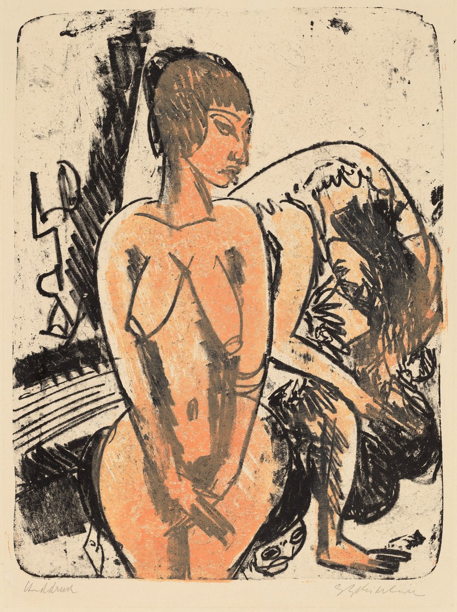 Zwei Frauen von Ernst Ludwig Kirchner
