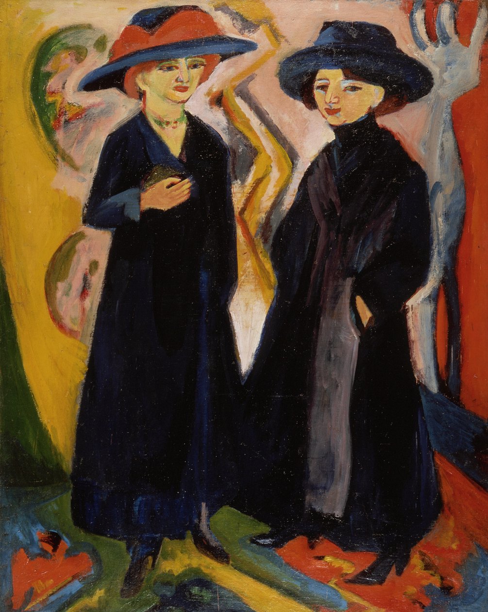 Zwei Frauen von Ernst Ludwig Kirchner