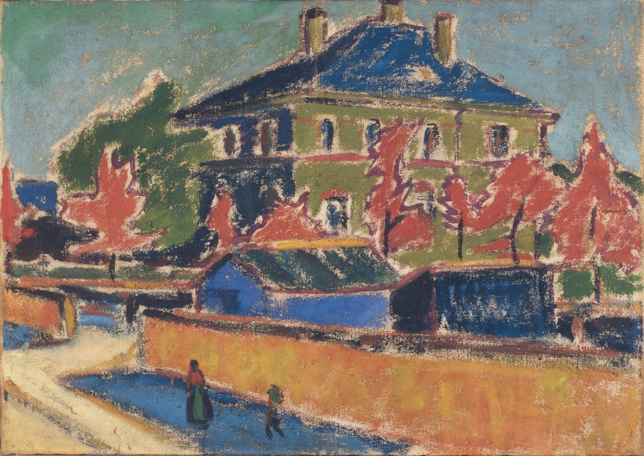 Villa in Dresden von Ernst Ludwig Kirchner