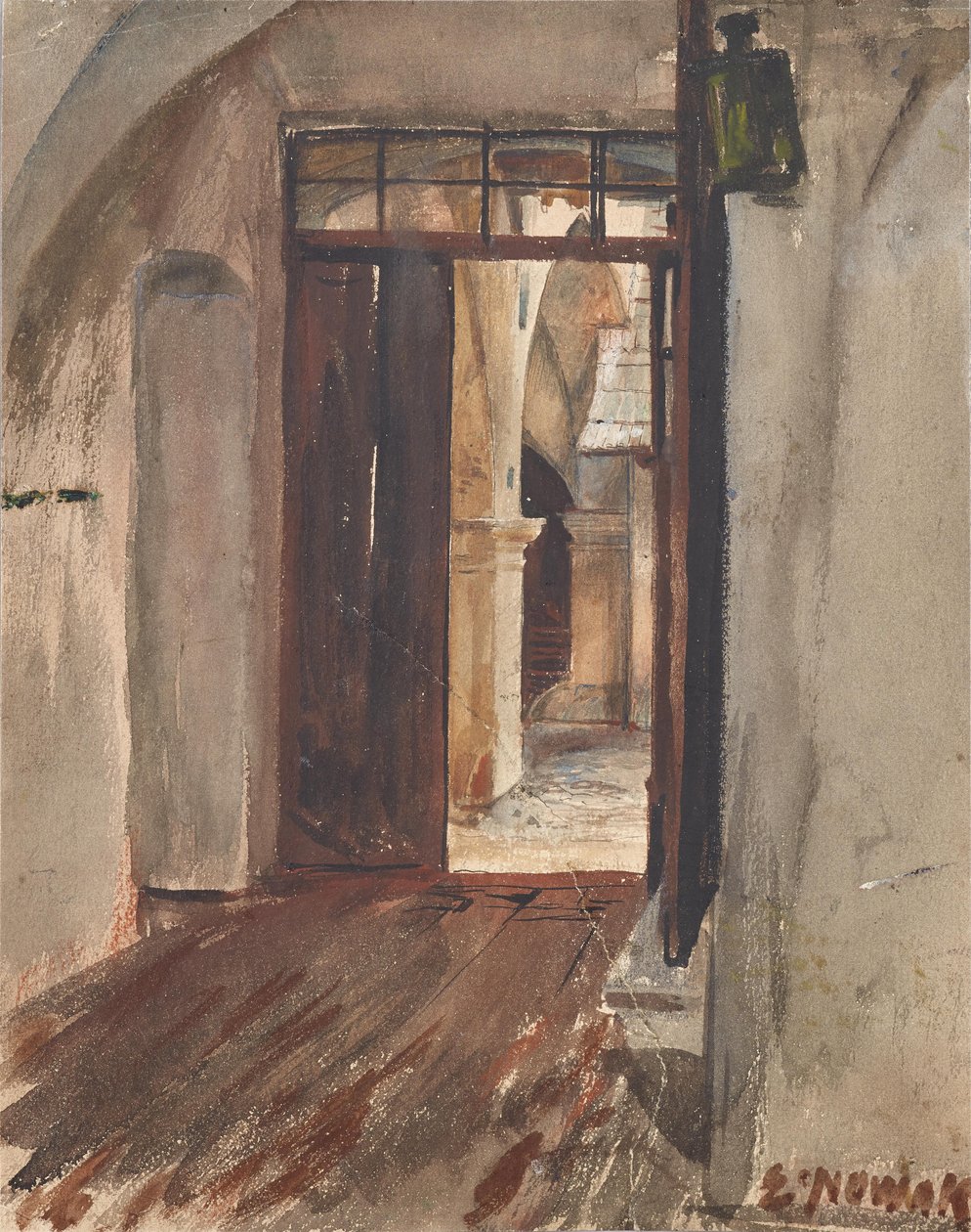 Hausflur und Hof von Ernst Nowak