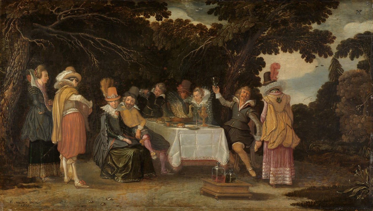 Ein Freiluftfest von Esaias I van de Velde