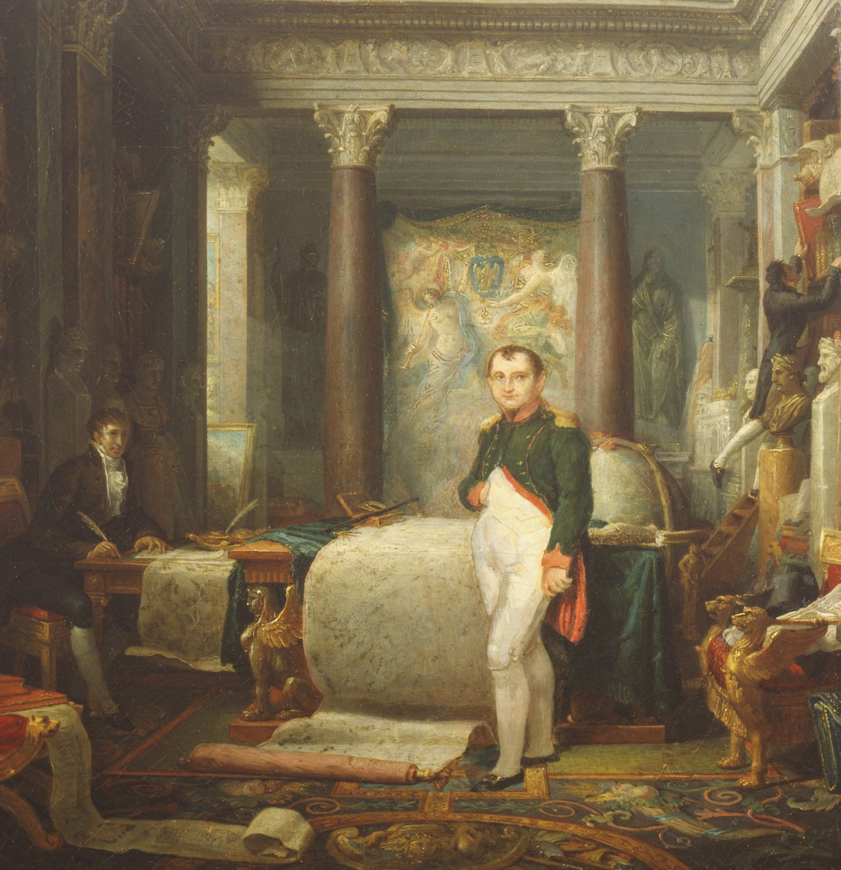 Napoleon in seinem Büro von Etienne Barthelemy Garnier