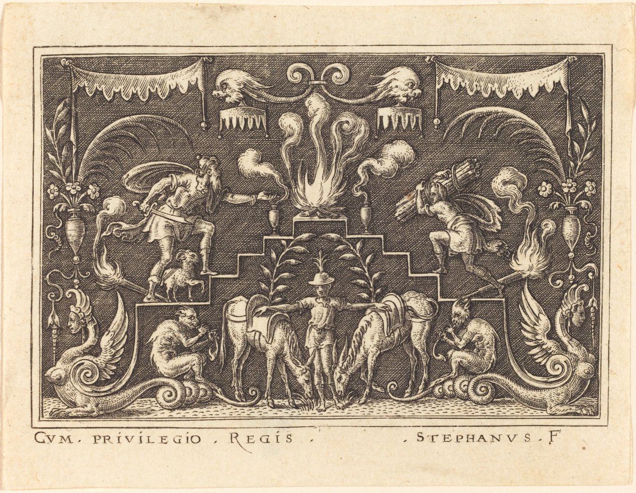 Opferung Abrahams von Etienne Delaune