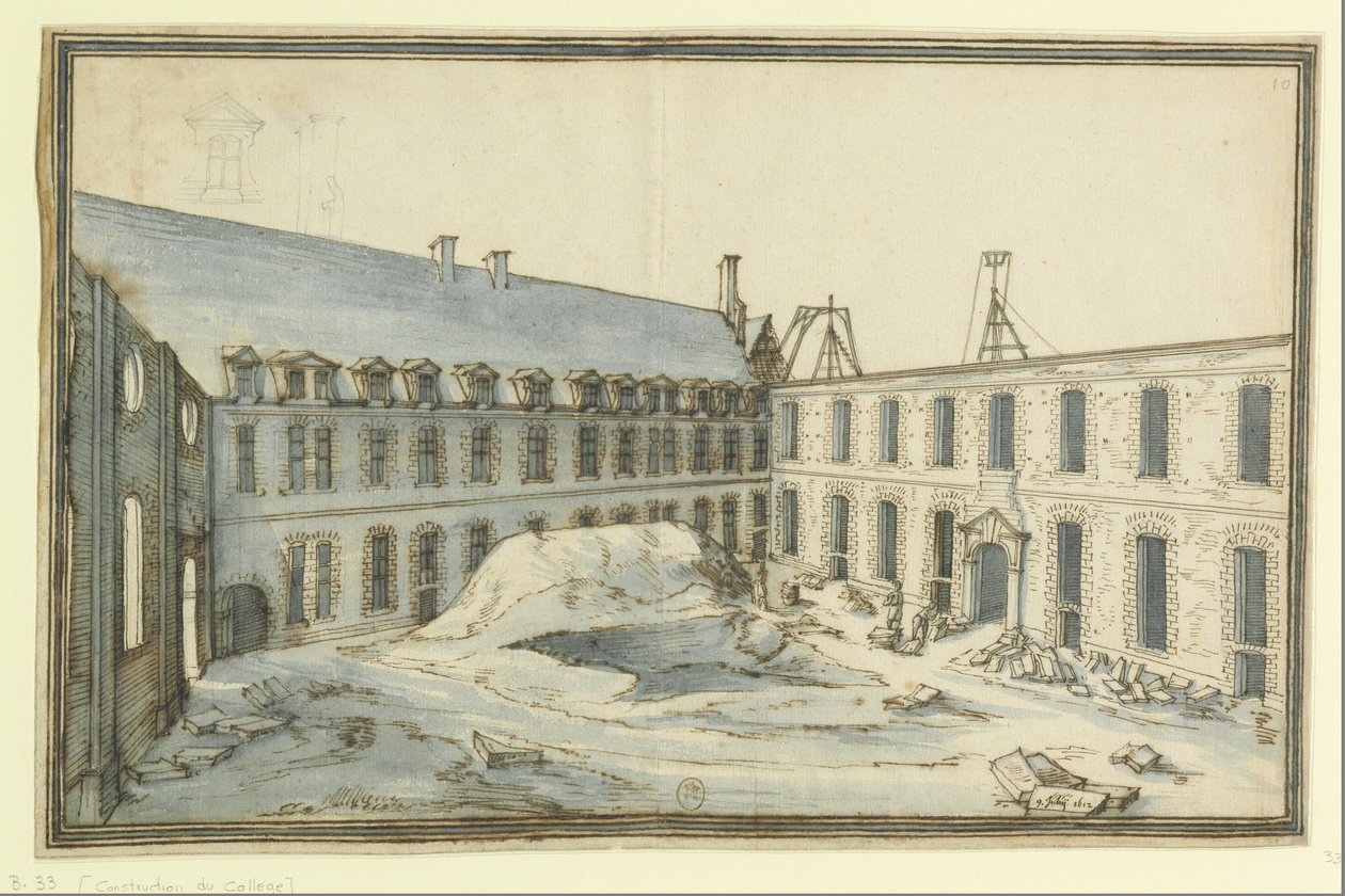 ConstructionCollègeLaFlèche2 von Etienne Martellange
