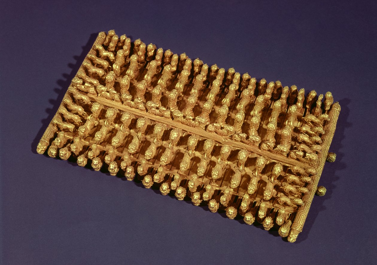 Rechteckige Fibel, aus dem Barberini-Grab von Etruscan