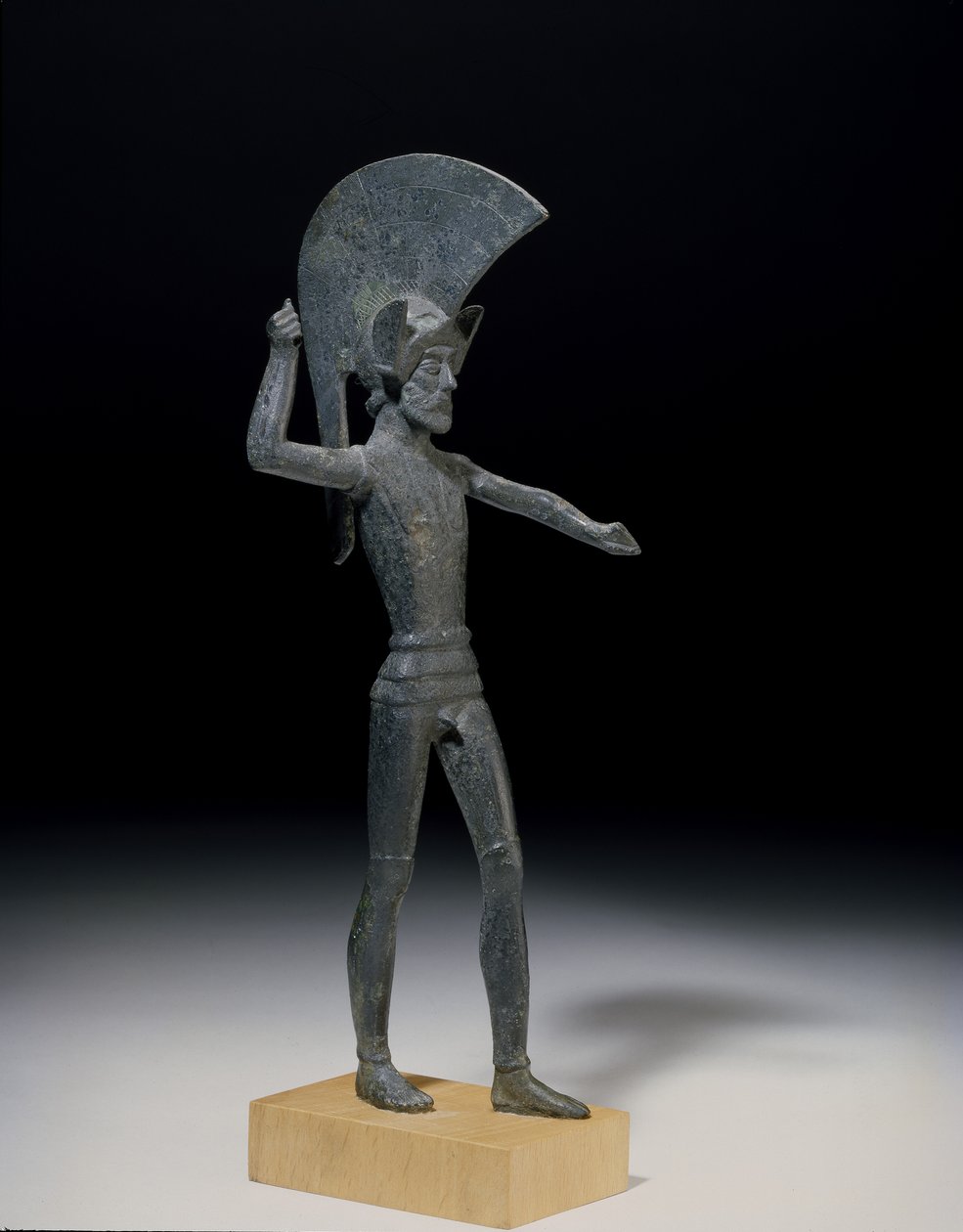 Krieger aus Umbrien, Etruskisch, 5. Jahrhundert v. Chr. (Bronze) von Etruscan
