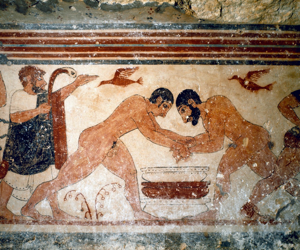 Zwei Ringer. (Detail) von Etruscan
