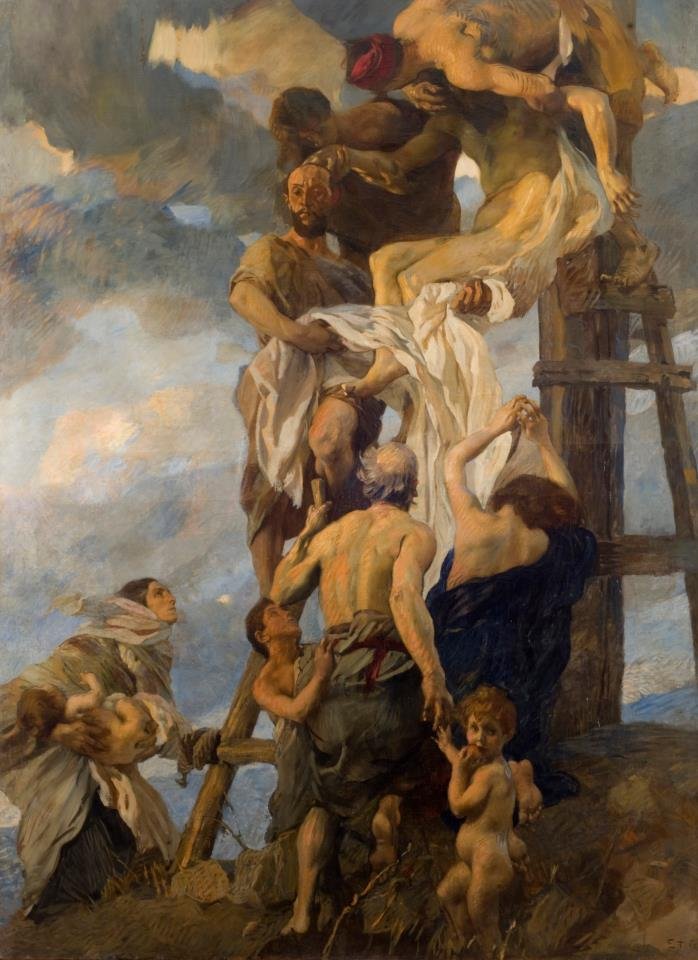 Die Kreuzabnahme von Ettore Tito