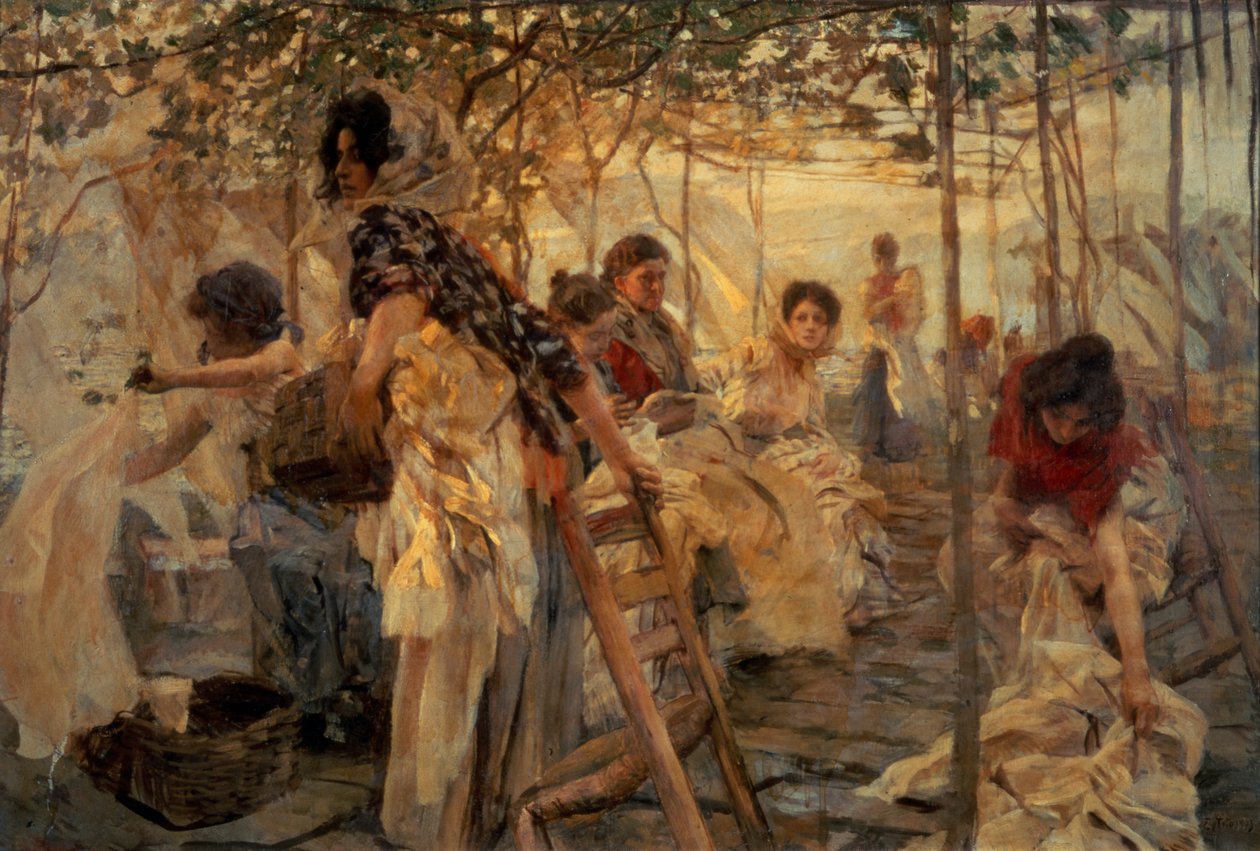 Wäscherinnen von Ettore Tito