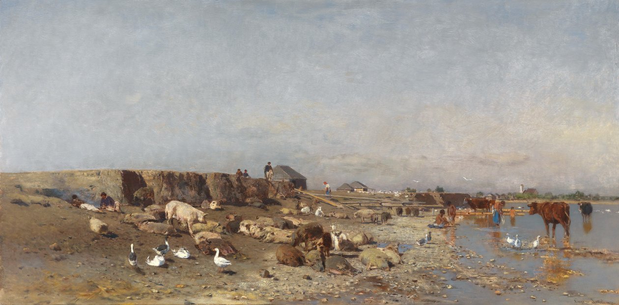 Motiv aus Szered an der Waag von Eugen Jettel