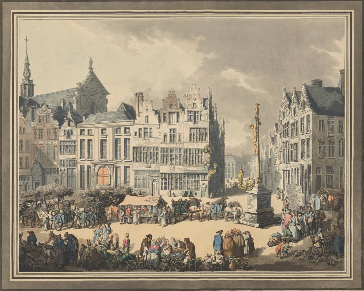Place de Meir in Antwerpen von Eugen Poppel