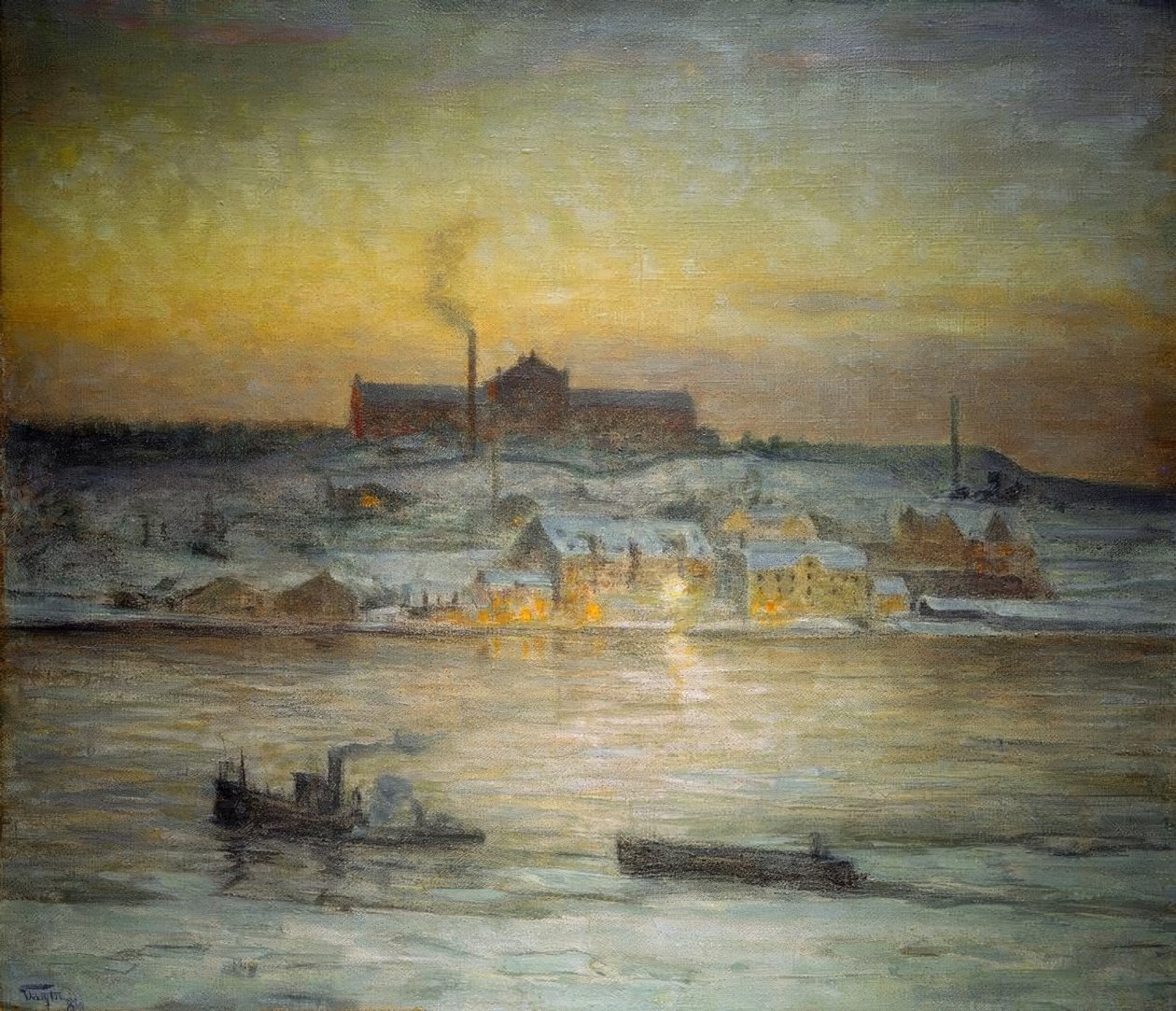 Früher Wintermorgen von Eugen Prinz von Schweden